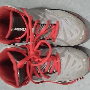 A sortment of shoes boots